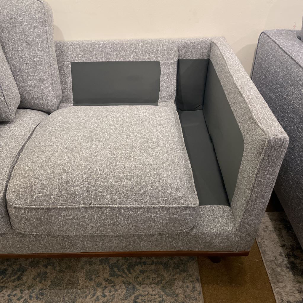 Karlstad Pebble Grey LAF Sectional