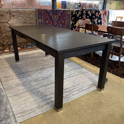 West Elm Ebony Butterfly Expanding Dining Table