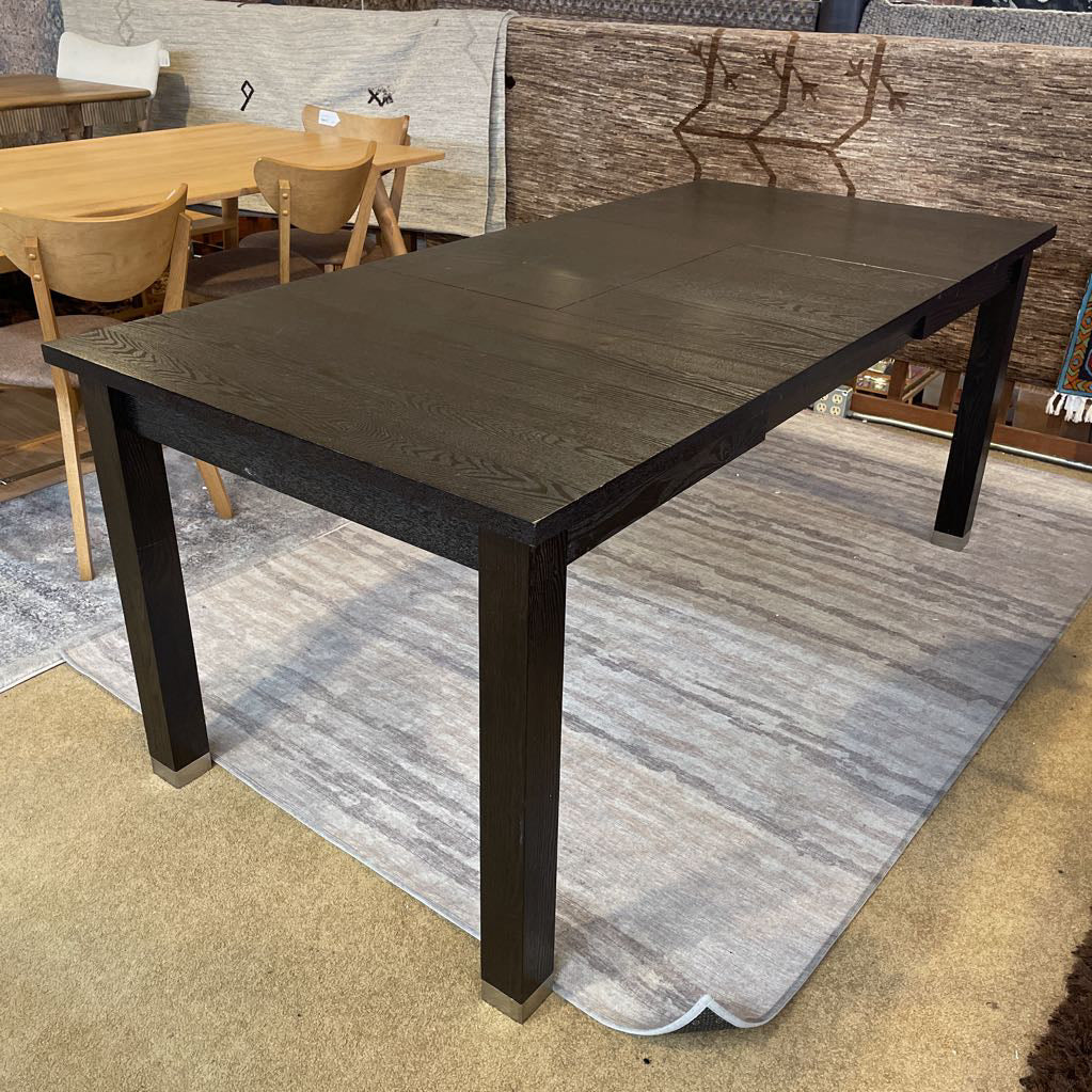 West Elm Ebony Butterfly Expanding Dining Table