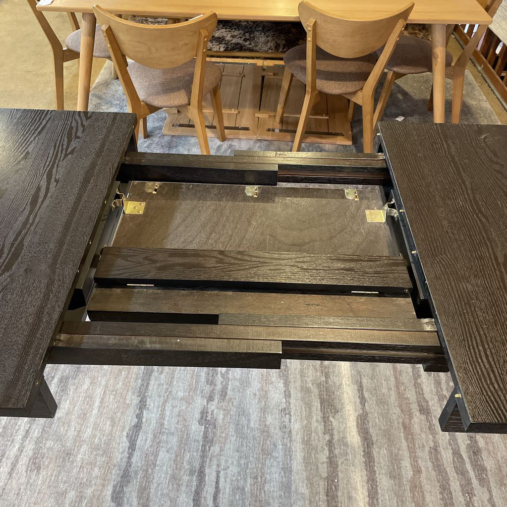 West Elm Ebony Butterfly Expanding Dining Table
