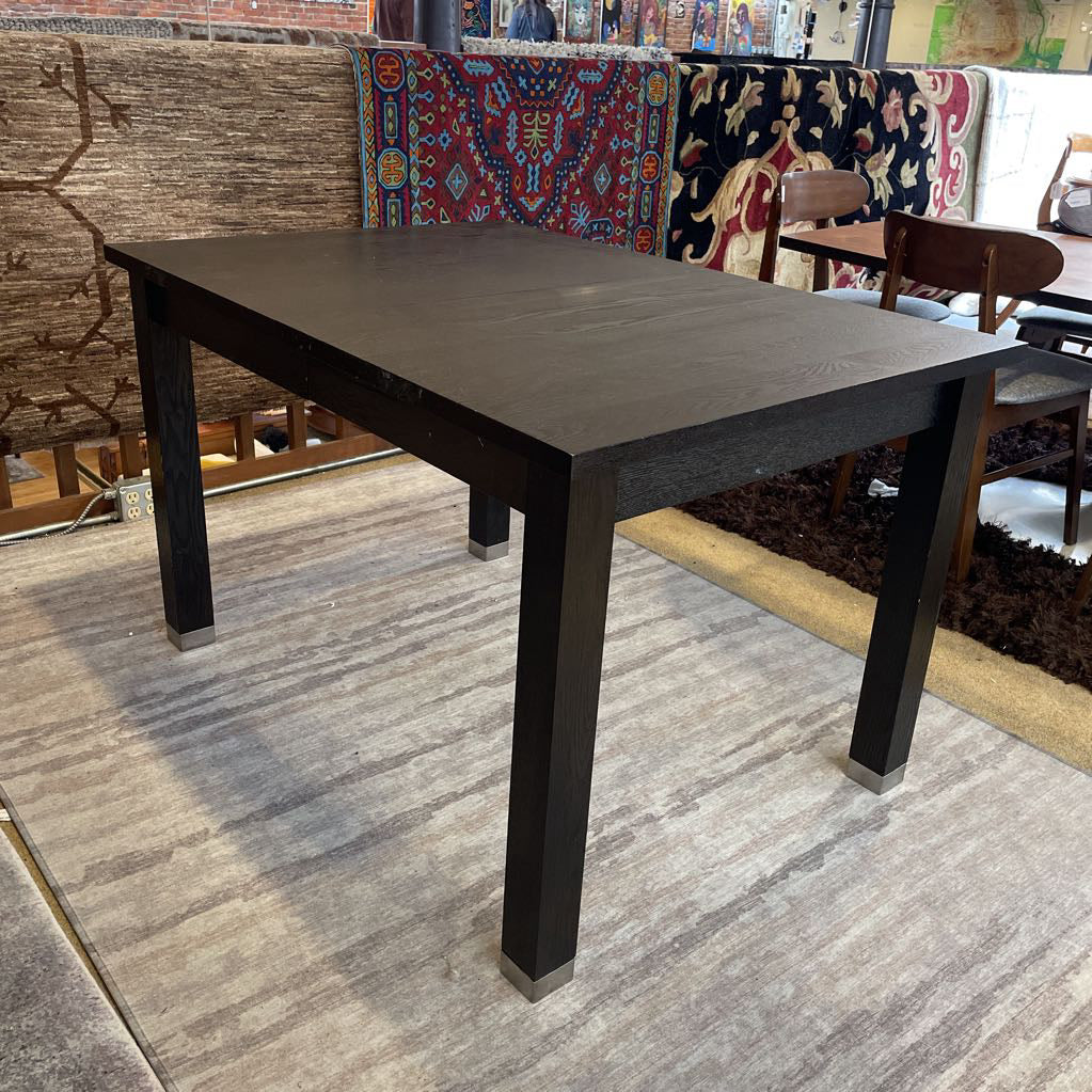 West Elm Ebony Butterfly Expanding Dining Table