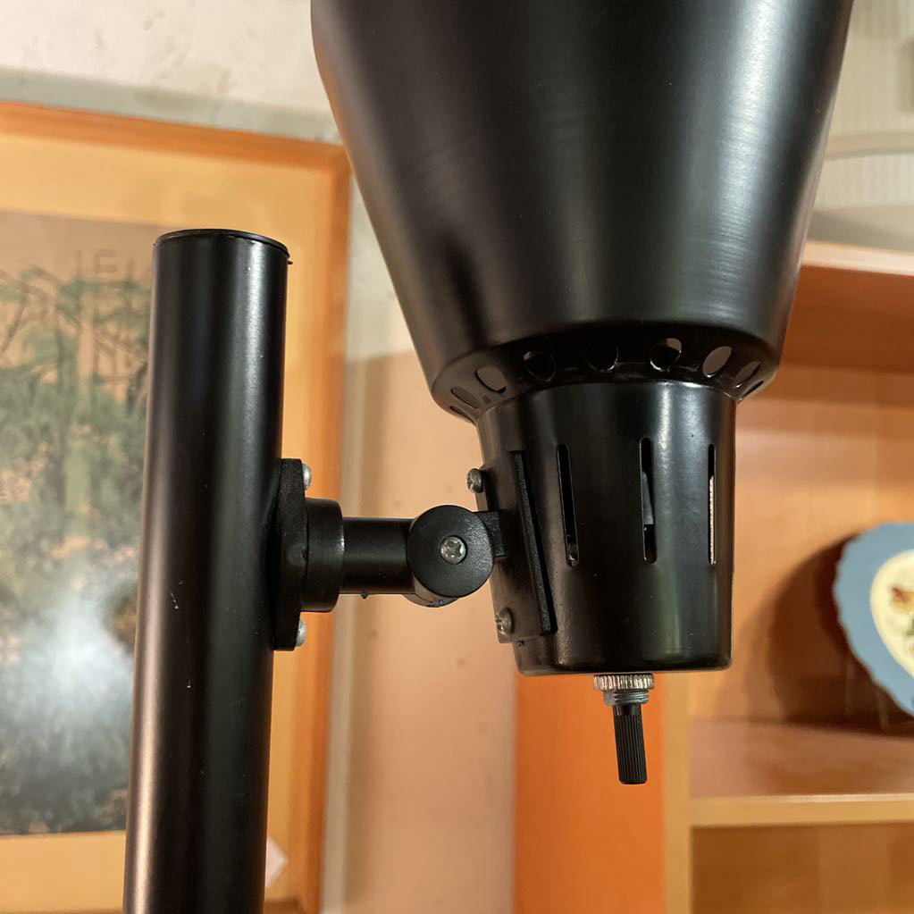Black Tall 3 Light Floor Lamp