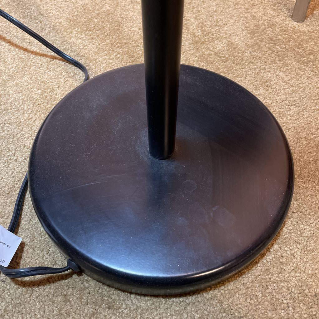 Black Tall 3 Light Floor Lamp