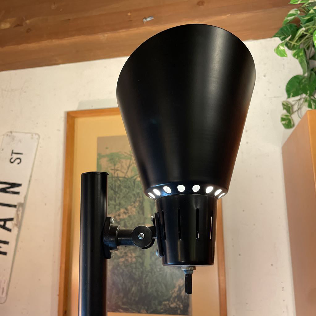 Black Tall 3 Light Floor Lamp