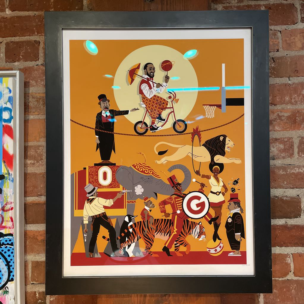 "O/G" Circus and Animals Print