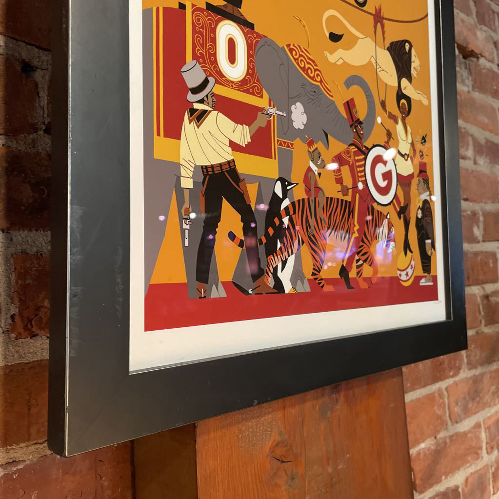 "O/G" Circus and Animals Print
