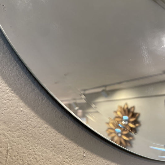 Oval Beveled Frameless Mirror C MIRRORS
