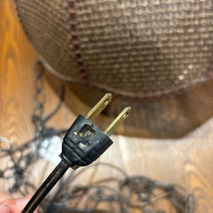 Faux Wicker Swag Lamp LAMPS