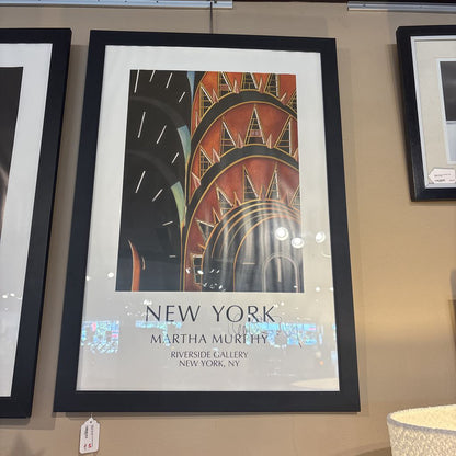 Martha Murphy Stylized Building Signed Art ART
