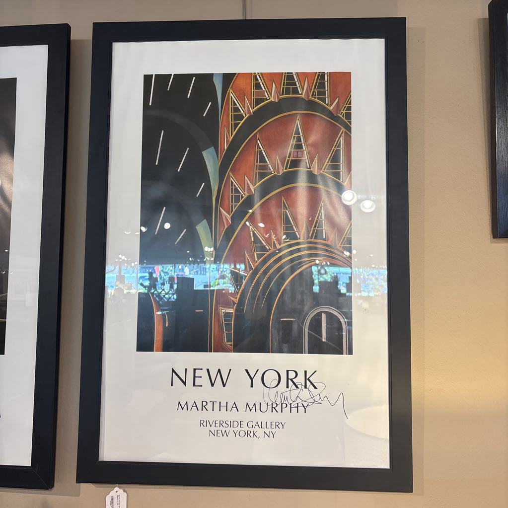 Martha Murphy Stylized Building Signed Art ART
