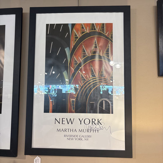 Martha Murphy Stylized Building Signed Art ART