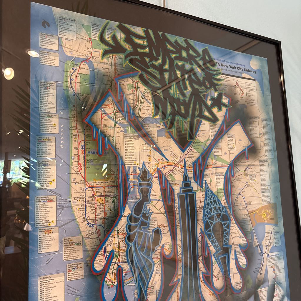 New York City Subway Map Street Art