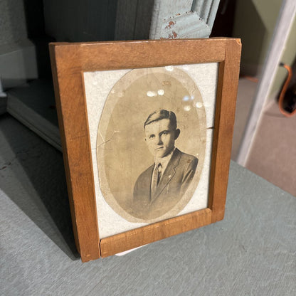 Vintage Picture in Wood Frame