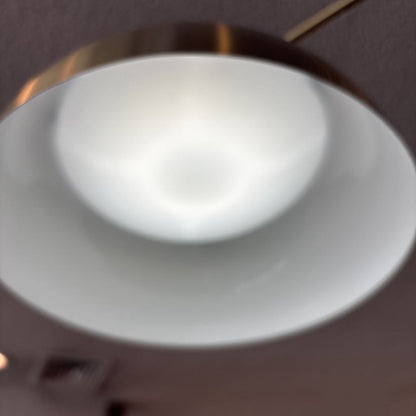 Brass Shade Smart Switch Arc Lamp