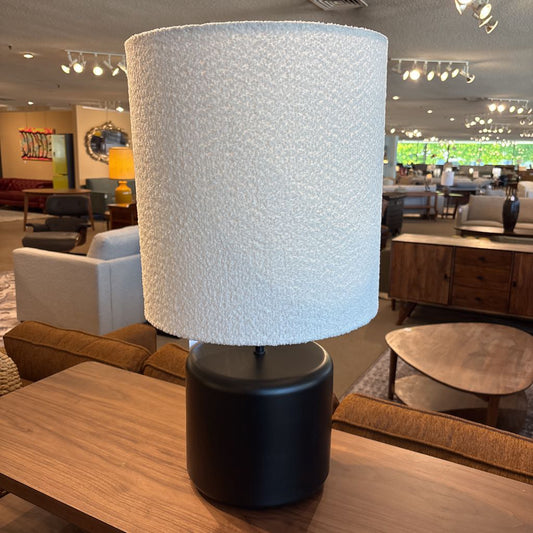 Black Round Base Table Lamp LAMPS