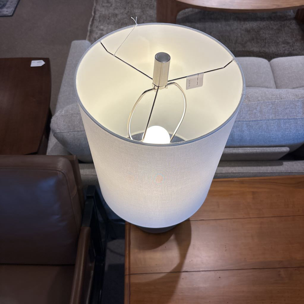 Brown Stripe Ceramic Table Lamp LAMPS