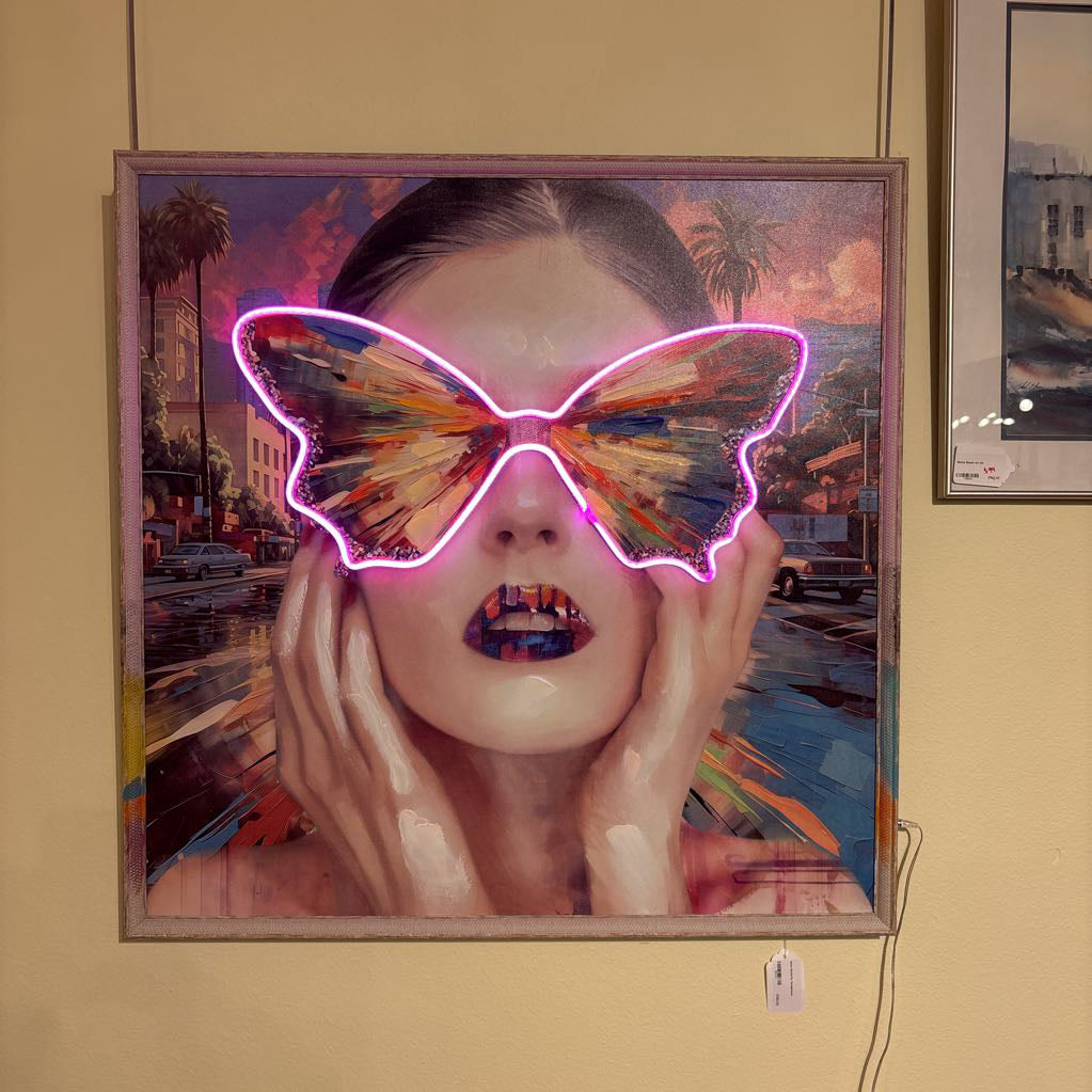 Neon Butterfly Sunglasses ART