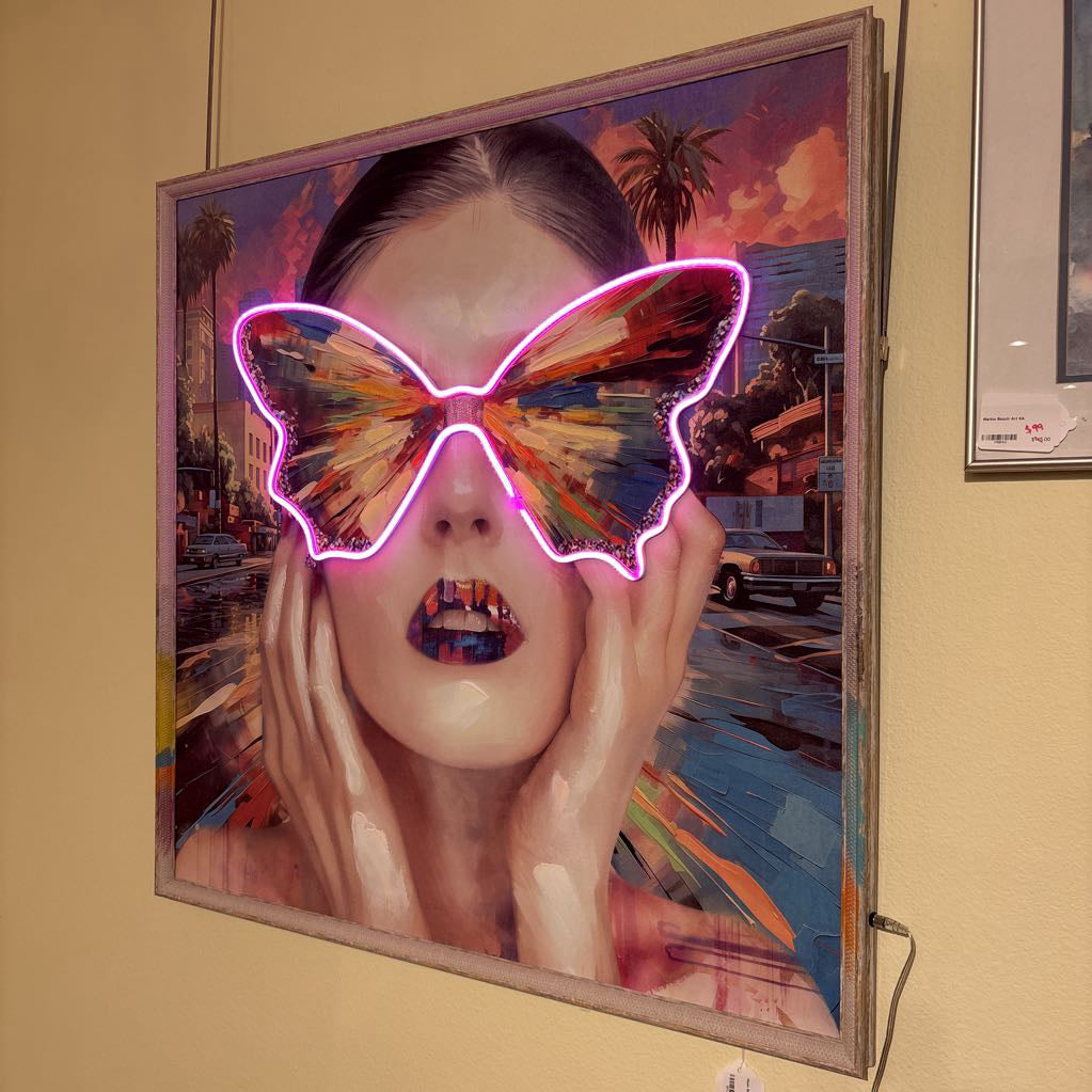 Neon Butterfly Sunglasses ART