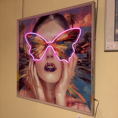 Neon Butterfly Sunglasses ART