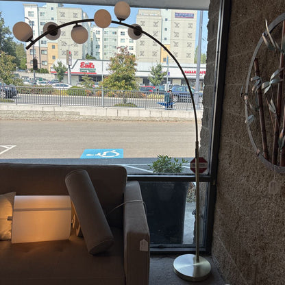 Brass Bubbles Smart Switch Arc Lamp LAMPS