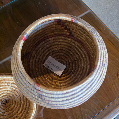 Old Native American/PNW(?) Basket with Braided Loop on Lid Lid