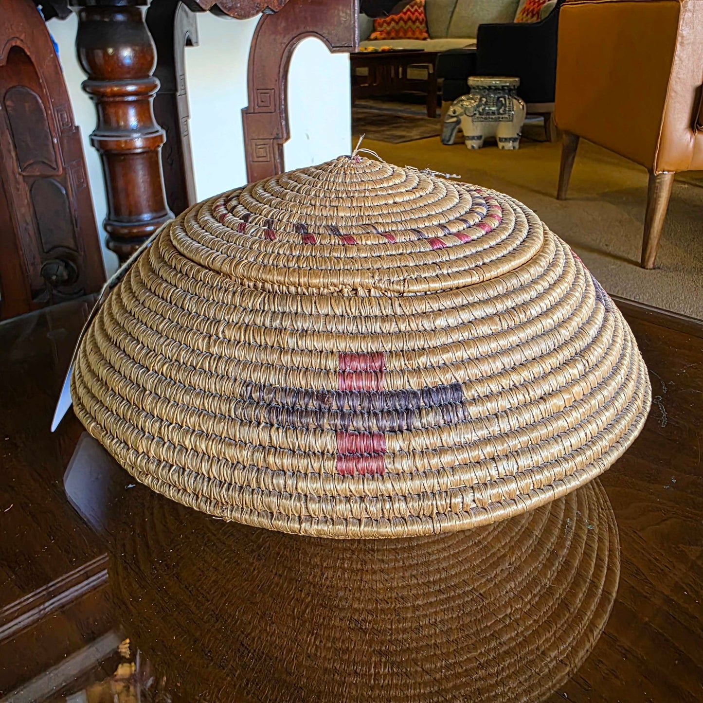 Oblate Old Native American/PNW(?) Basket