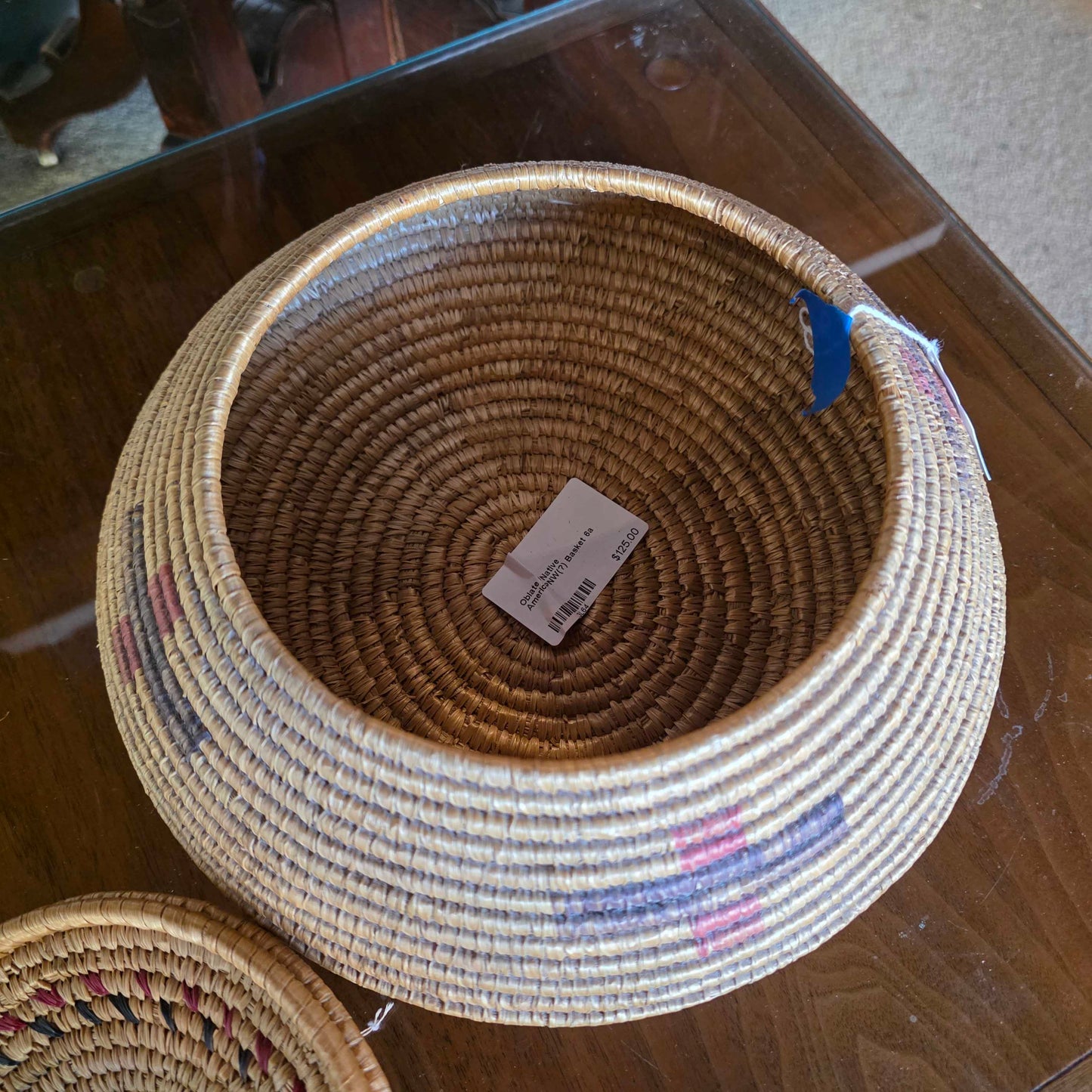 Oblate Old Native American/PNW(?) Basket
