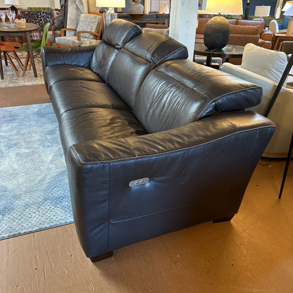 Brown Leather 3 Piece PWR Sofa U SOFAS