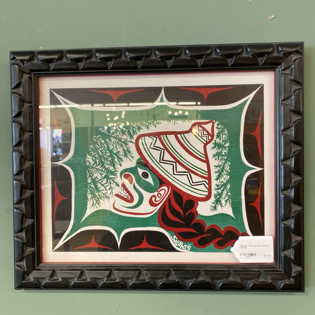 MAKAH "The One Who Weaves" Art