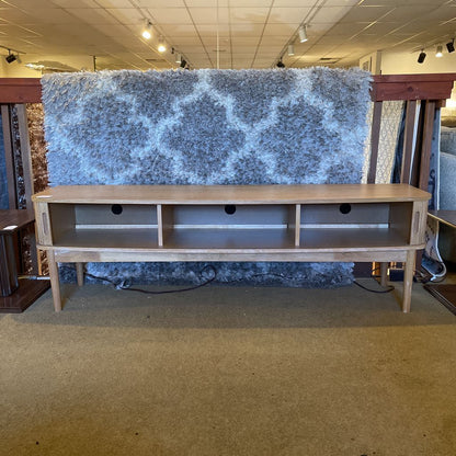 Reeded Natural TV Stand