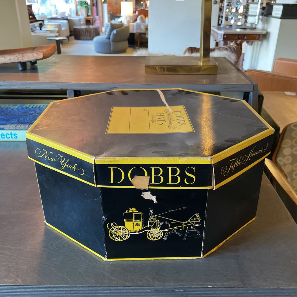 Octagonal Dobbs Hat Box