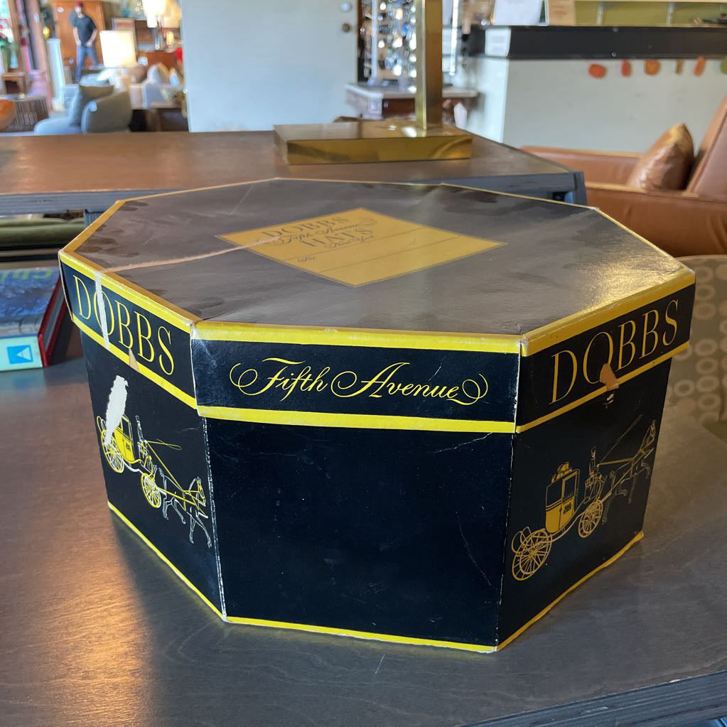 Octagonal Dobbs Hat Box
