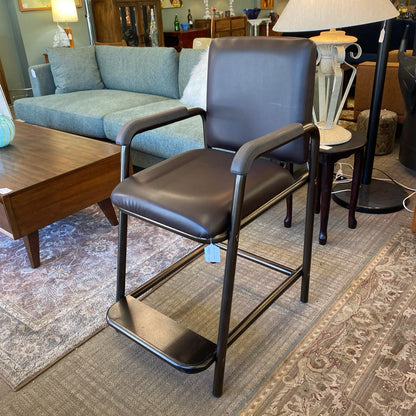 Black Institutional Armchair U ACCENT CHAIRS
