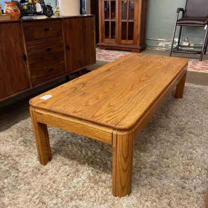 Vintage Oak Coffee Table