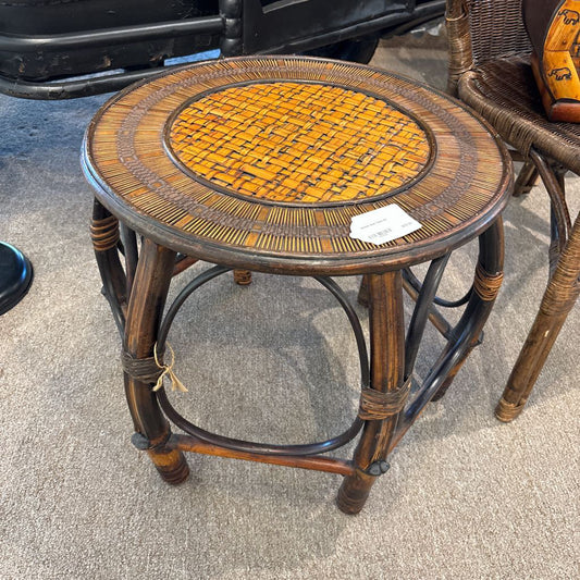 Wicker Side Table