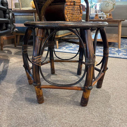 Wicker Side Table