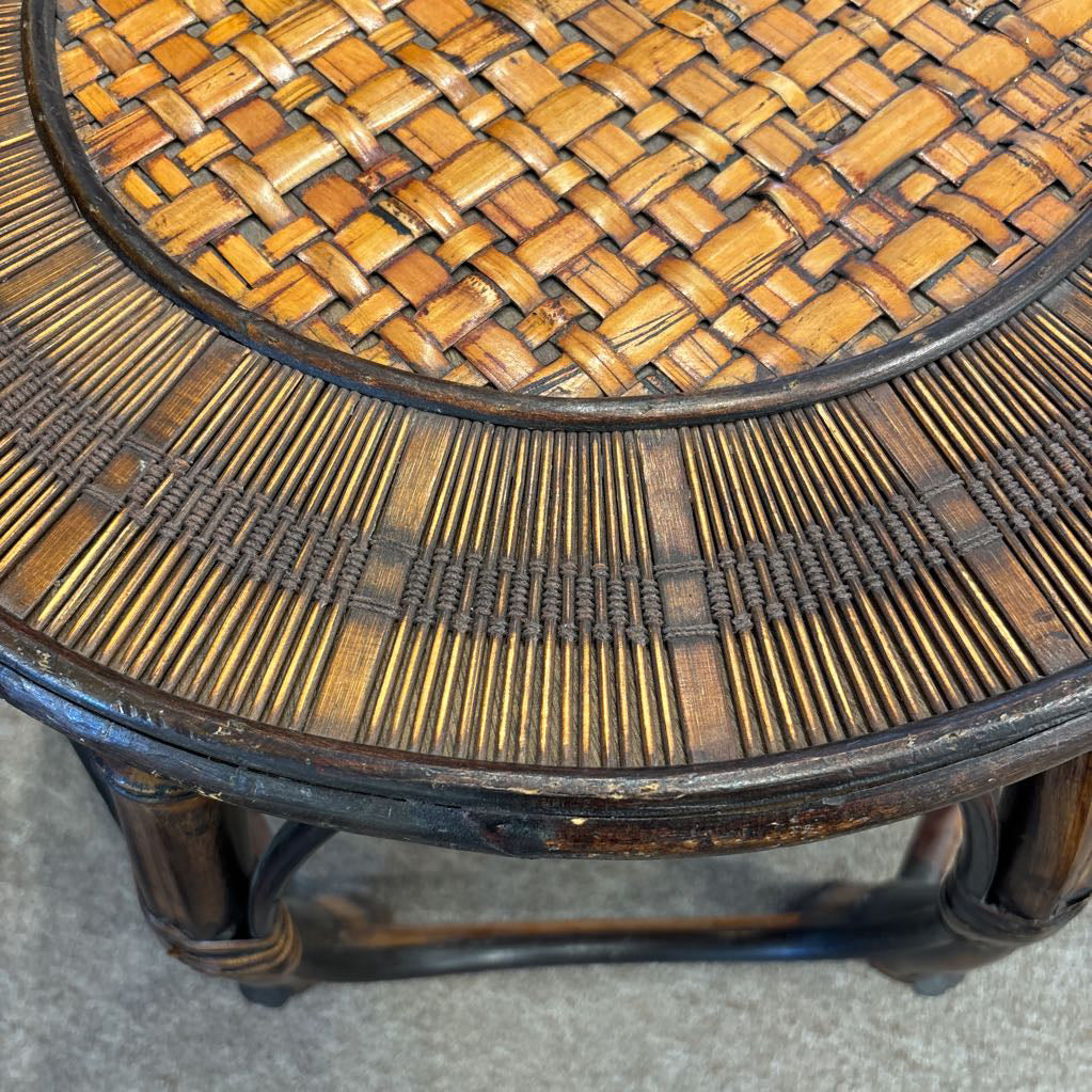 Wicker Side Table
