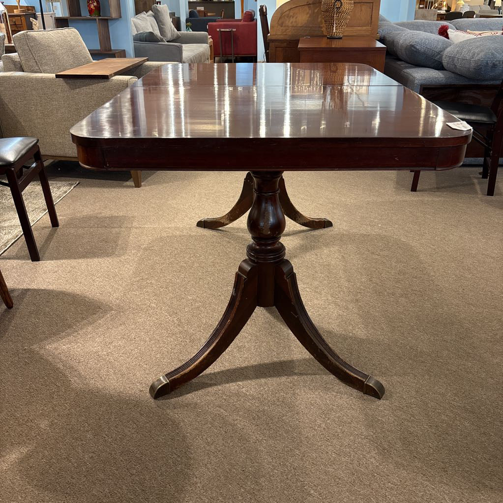 Vintage Cherry Wood Expanding Dining Table