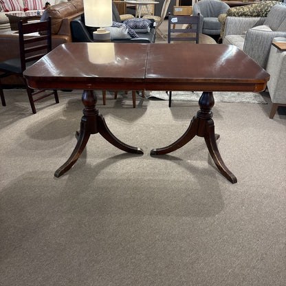 Vintage Cherry Wood Expanding Dining Table