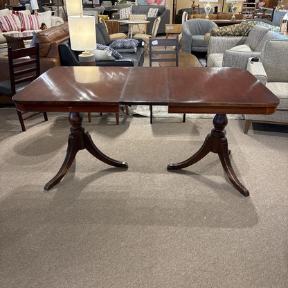 Vintage Cherry Wood Expanding Dining Table