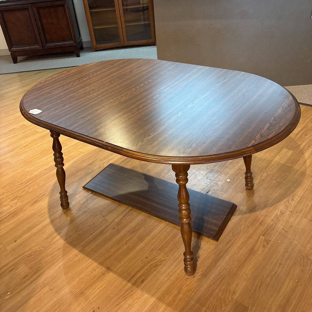 Vintage Oval Expanding Dining Table