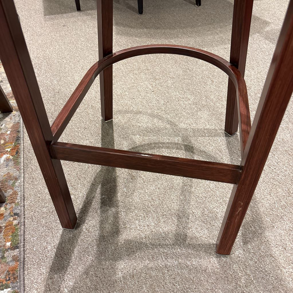 Vintage Cherry Wood Barstool (SET OF 3)
