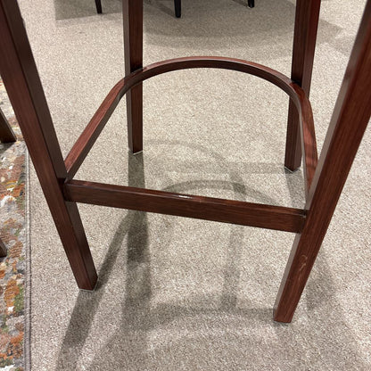Vintage Cherry Wood Barstool (SET OF 3)