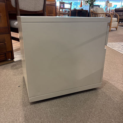 White 2 Drawer File Cabinet C CABINETS