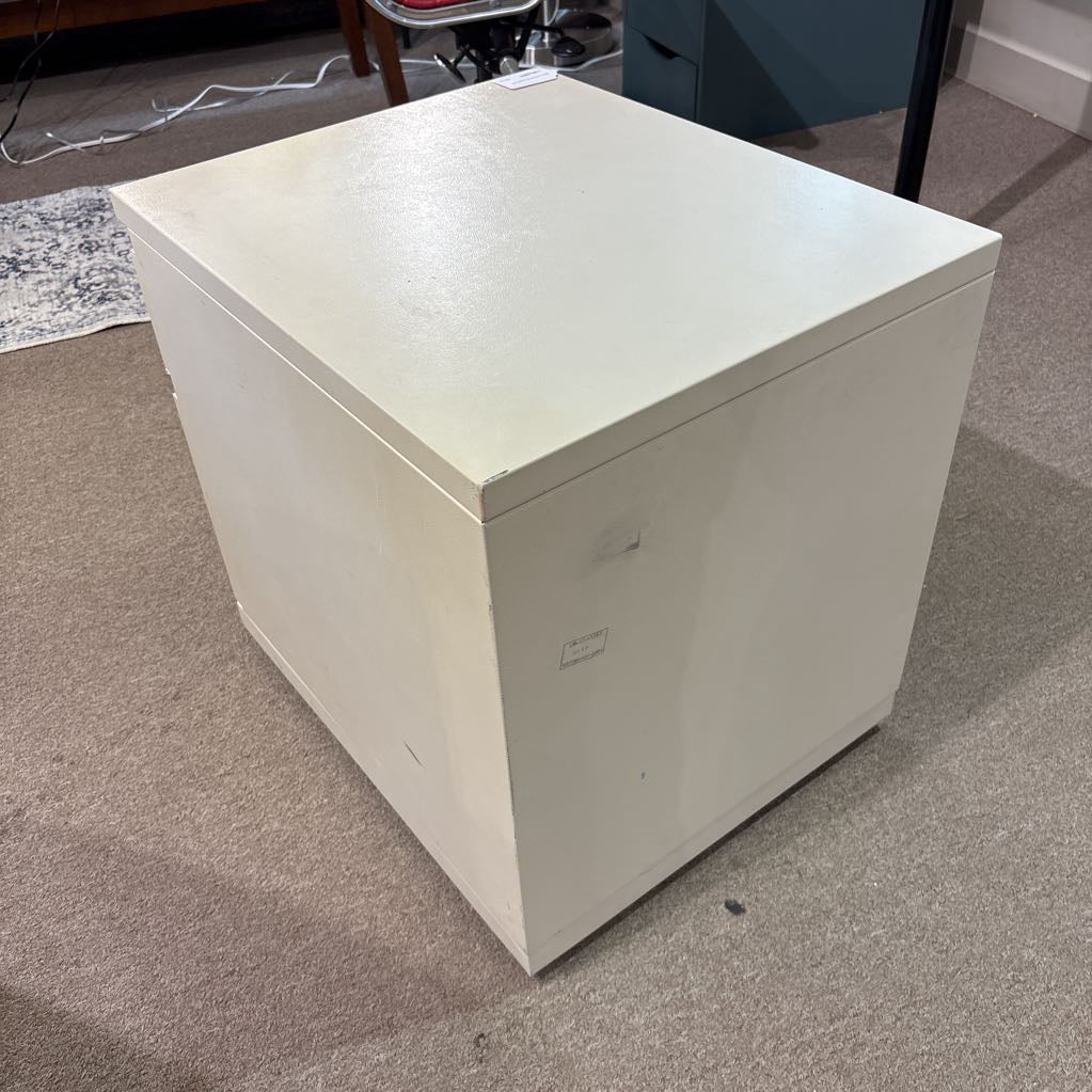 White 2 Drawer File Cabinet C CABINETS