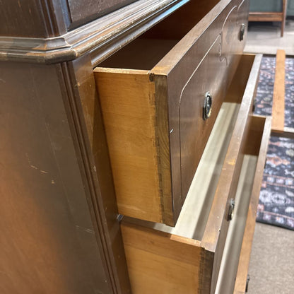 Vintage 5 Drawer Highboy