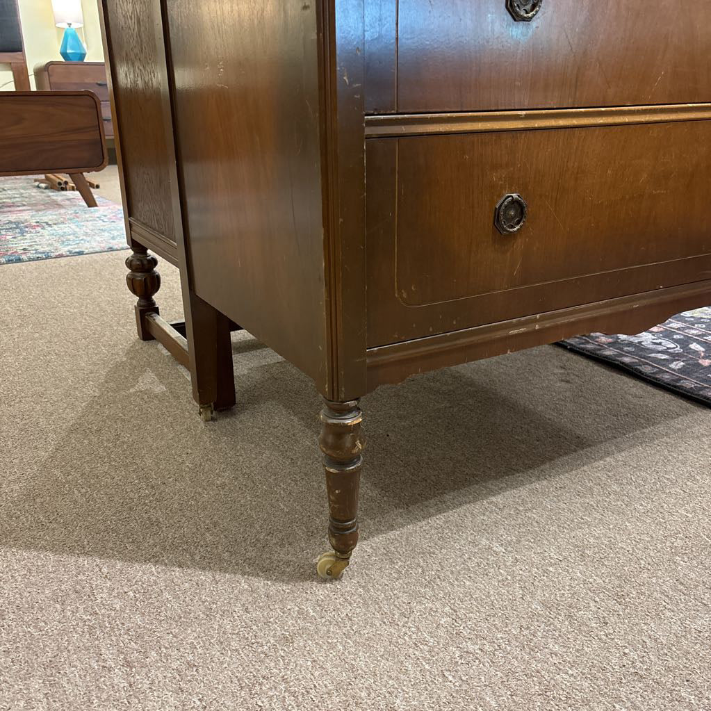 Vintage 5 Drawer Highboy