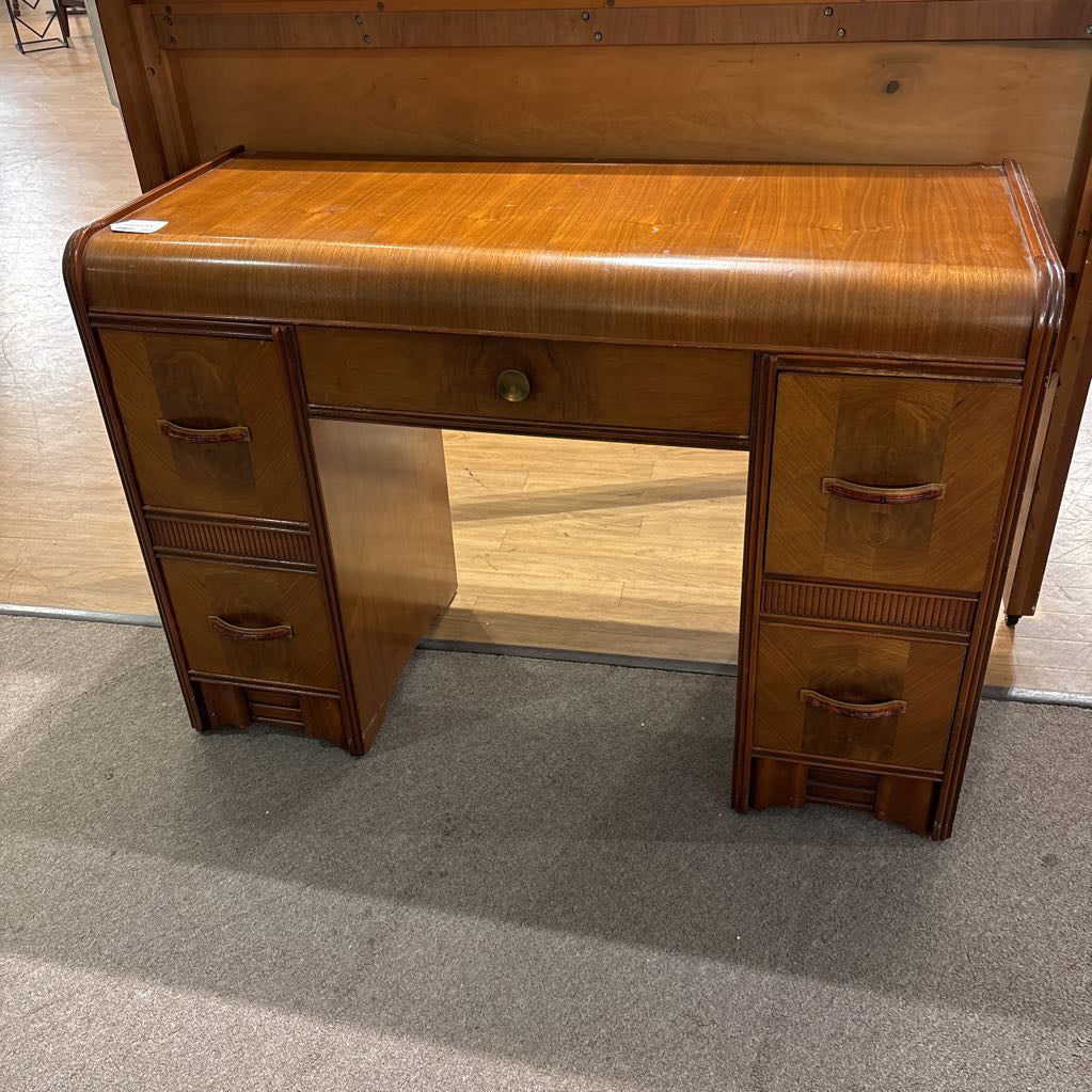 Waterfall 5 Drawer Desk