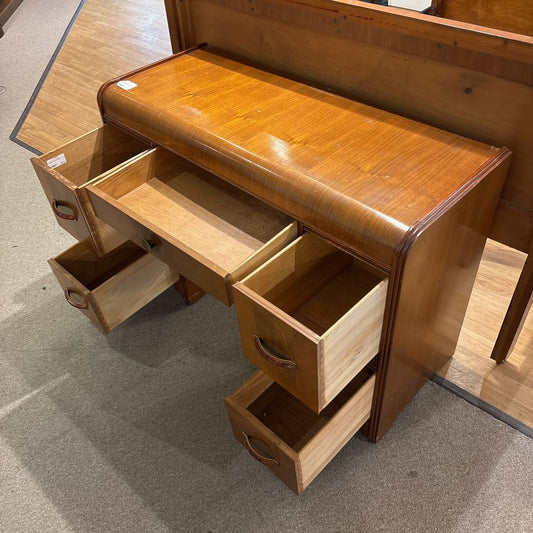 Waterfall 5 Drawer Desk