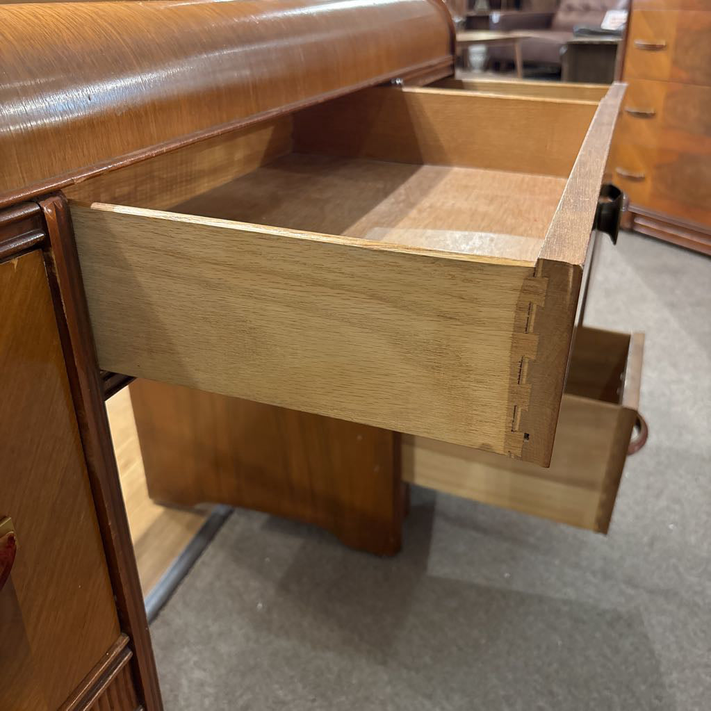 Waterfall 5 Drawer Desk